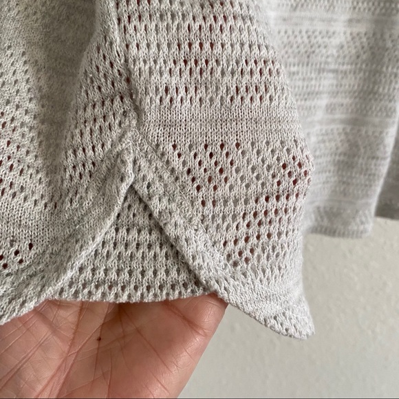 AG Long Sleeve Tunic Pullover Gray Size M - Picture 4 of 9
